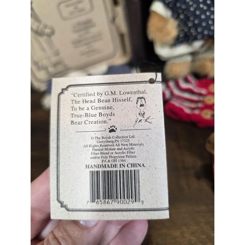 Boyds Uptown Collection Mohair Bears Kelsey M. Jodibear‎ Arby T. Tugalong 900209